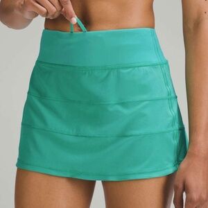 Lululemon Pace Rival Mid-Rise Skirt In Kelly Green Size 8